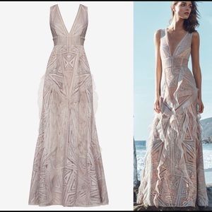 BCBG nude gown! New with tags!